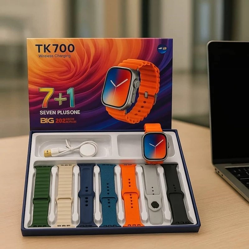⌚️ ساعت هوشمند TK700؛ با هفت بند جذاب