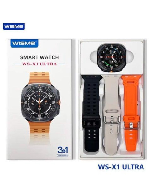 ساعت هوشمند WS-X1 Ultra مدل 3+1 با طراحی اسپرت